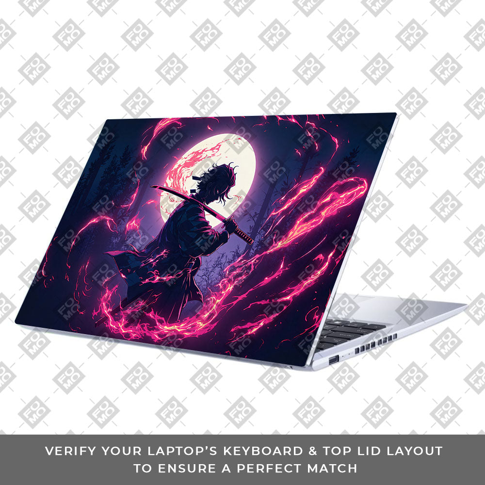 Tanjiro's Flame of Ember Asus Vivobook 15 X1502ZA Laptop Skin
