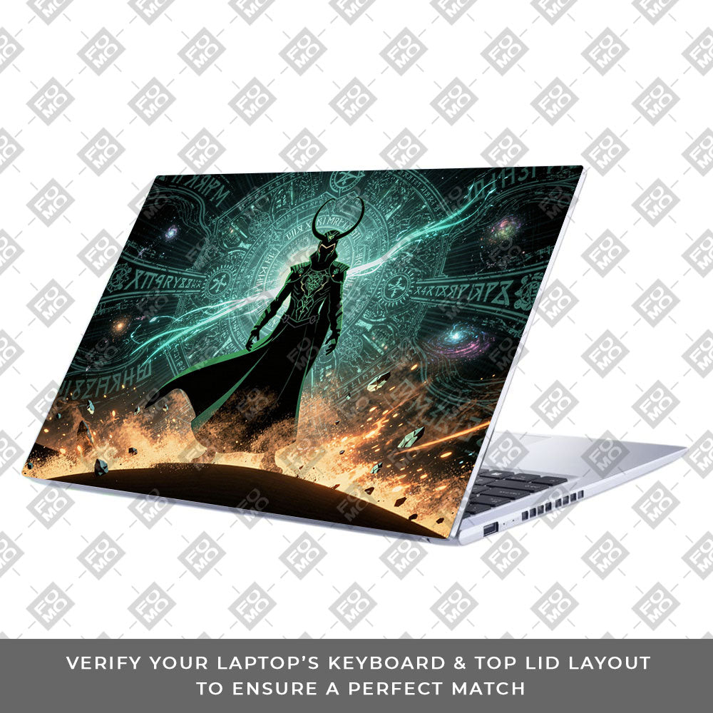 Loki God of Mischief Neon Asus Vivobook 15 X1502ZA Laptop Skin