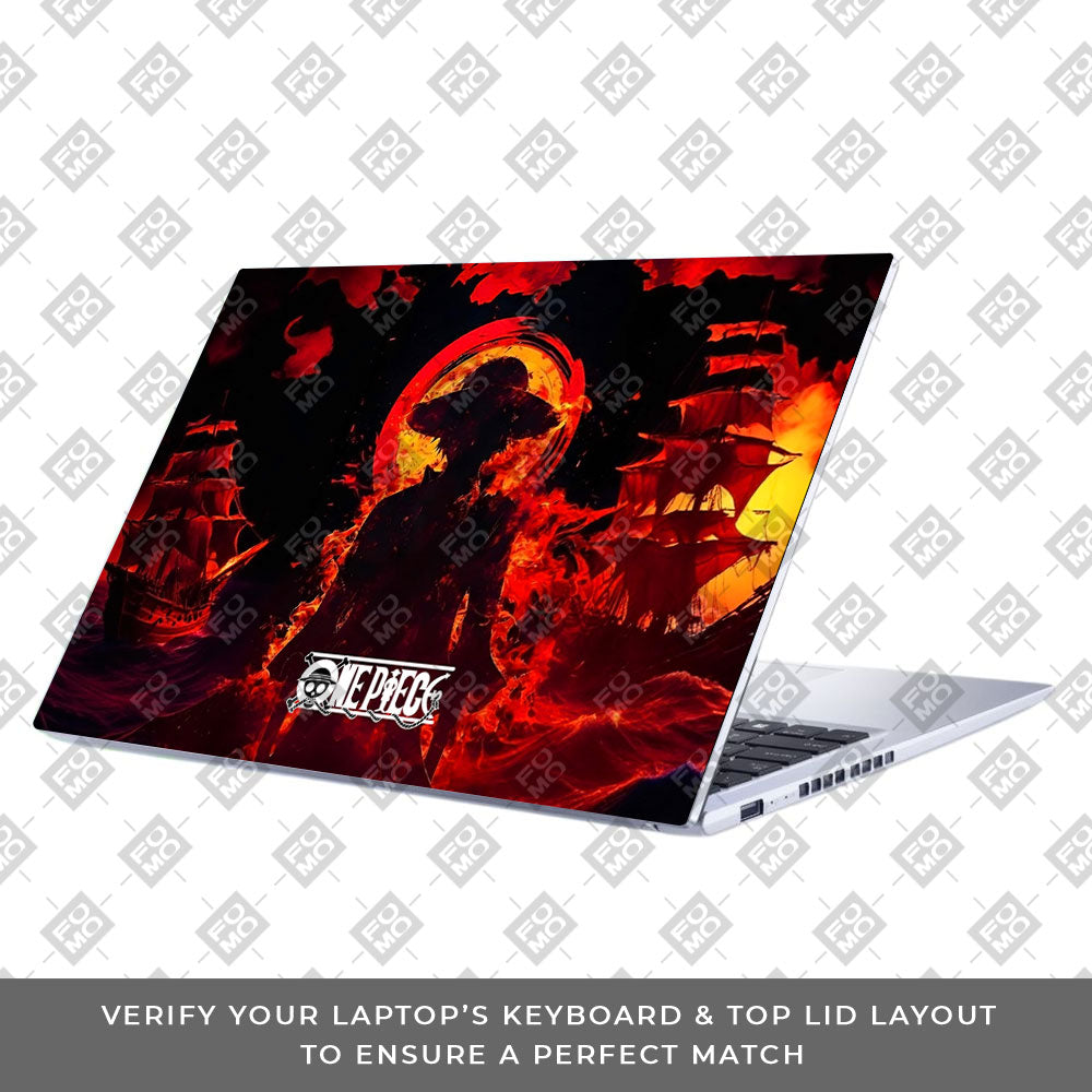 Luffy's Burning Tide Asus Vivobook 15 X1502ZA Laptop Skin