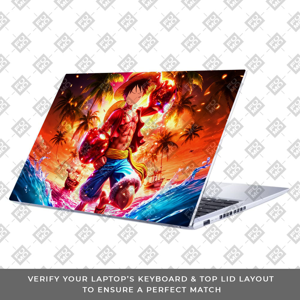 Luffy's Radiant Will Asus Vivobook 15 X1502ZA Laptop Skin