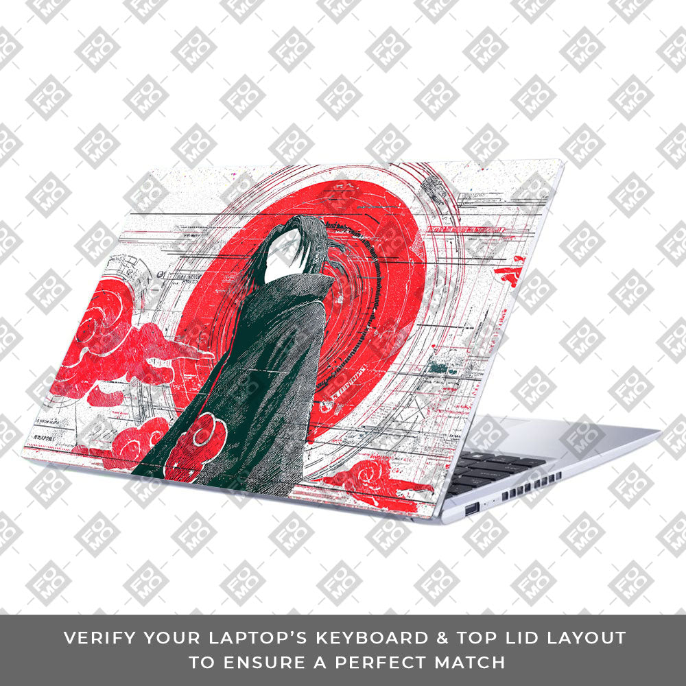 Itachi Uchiha Mark of the Akatsuki Asus Vivobook 15 X1502ZA Laptop Skin