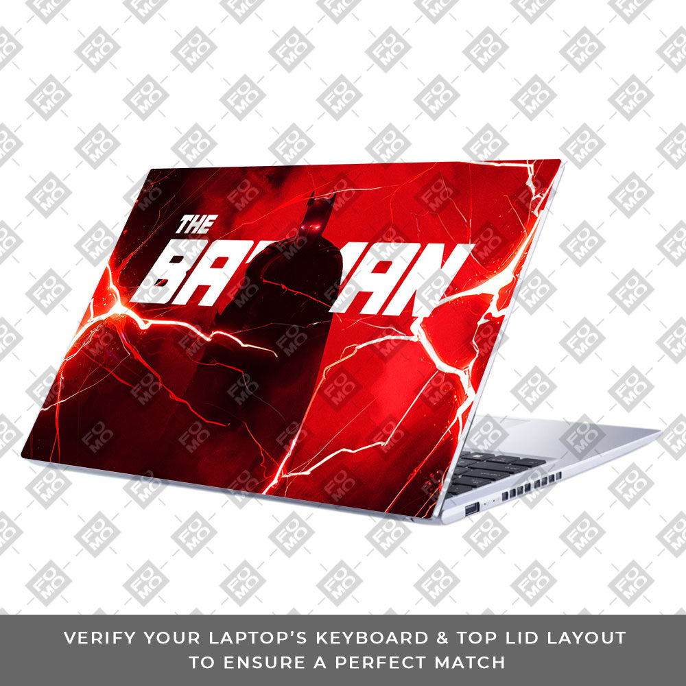 Red Rage Batman Asus Vivobook 15 X1502ZA 3D Laptop Skin