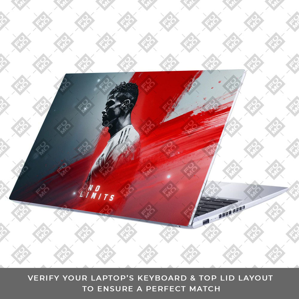 No Limits Ronaldo Spirit Asus Vivobook 15 X1502ZA Laptop Skin