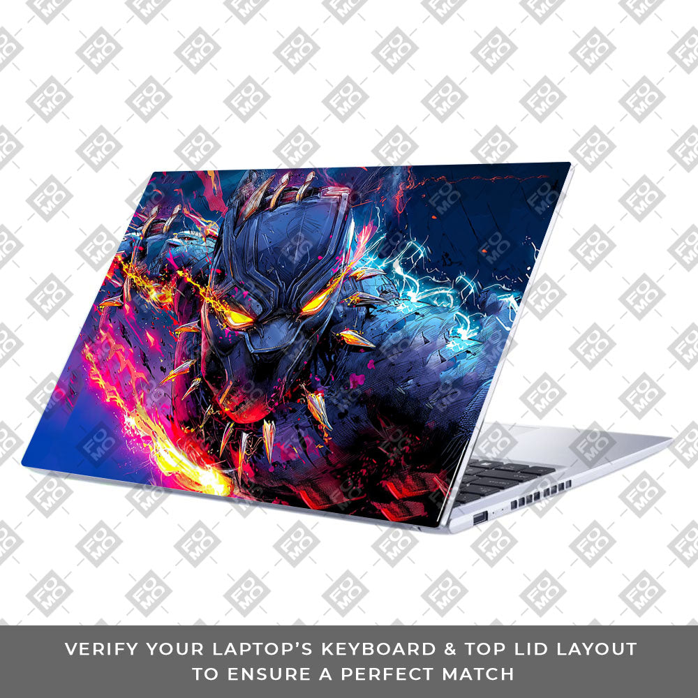 Vibranium Fury Wakandan Charge Asus Vivobook 15 X1502ZA Laptop Skin