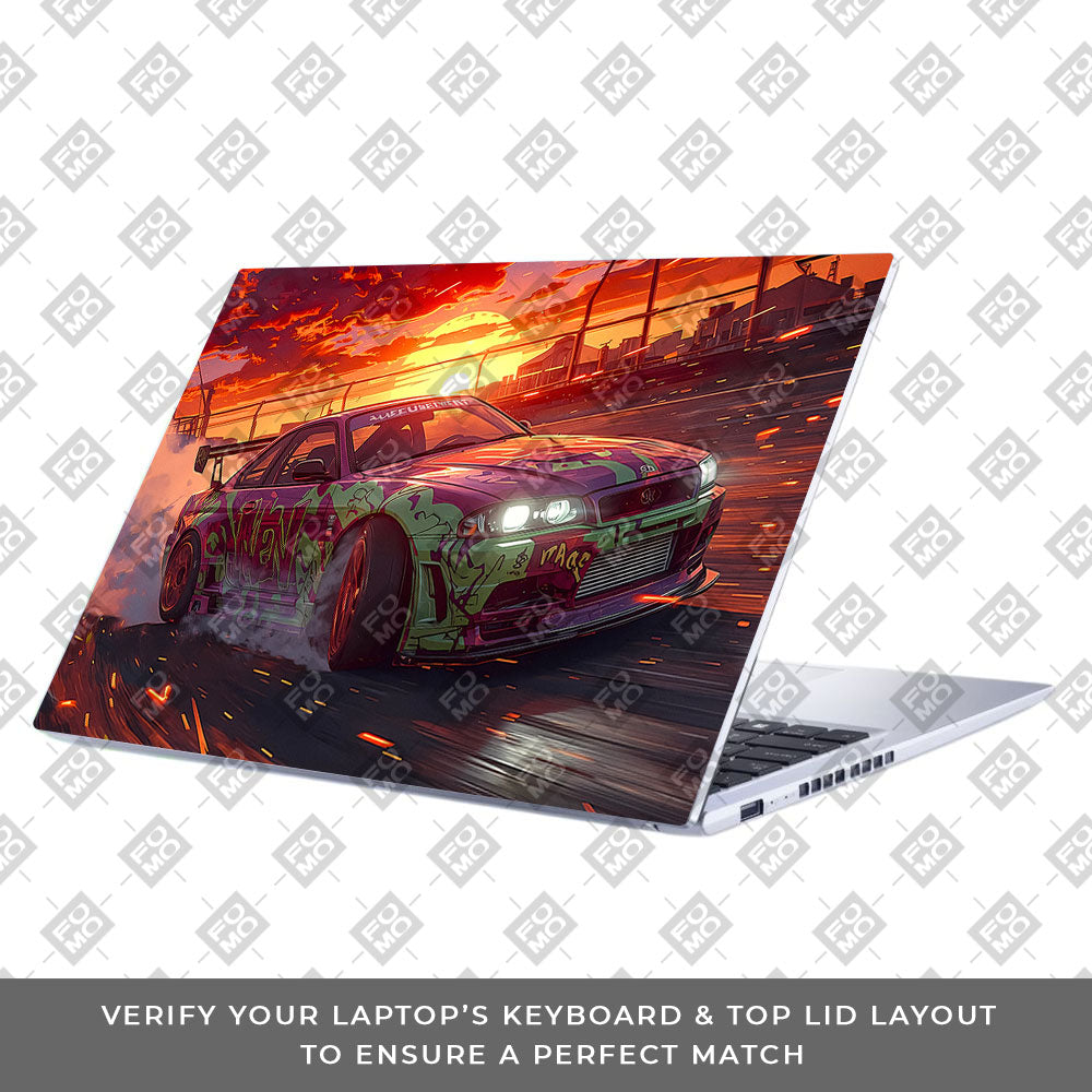 Tokyo Drift Vibes Asus Vivobook 15 X1502ZA Laptop Skin