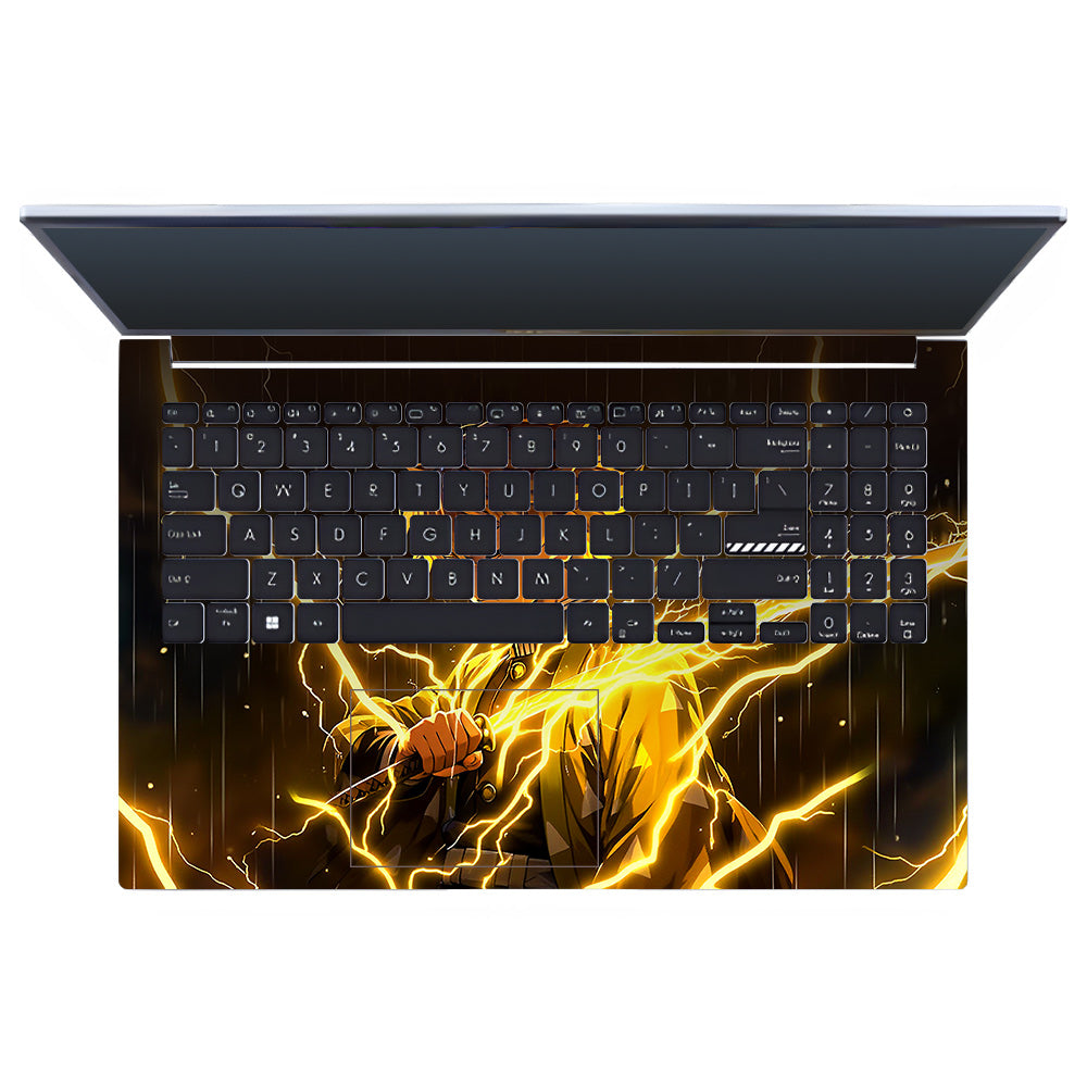 Thunder Soul Lightning Zenitsu Asus Vivobook 15 X1502VA 3D Laptop Skin