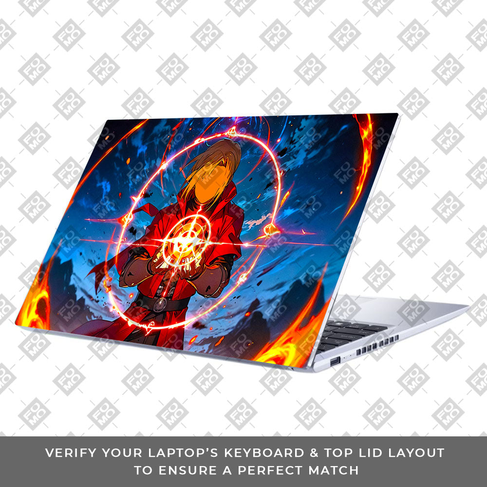 Edward Elric Fullmetal Alchemist Asus Vivobook 15 X1502ZA Laptop Skin