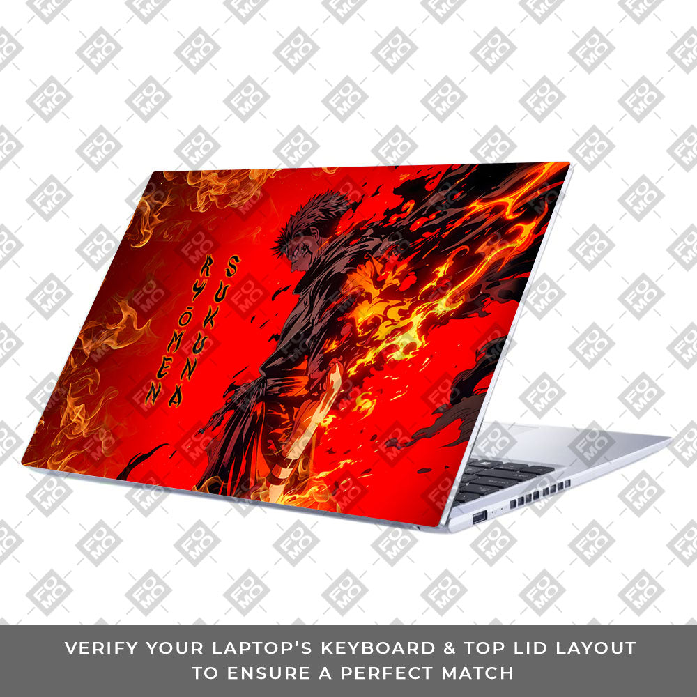 Ryomen Sukuna Lord of Curses Asus Vivobook 15 X1502ZA Laptop Skin