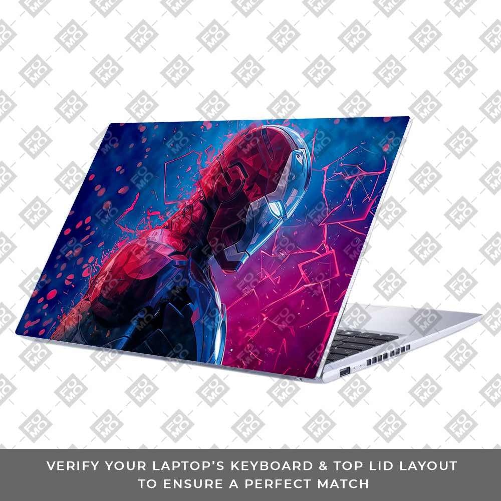 Iron Man Neon Tech Asus Vivobook 15 X1502ZA Laptop Skin