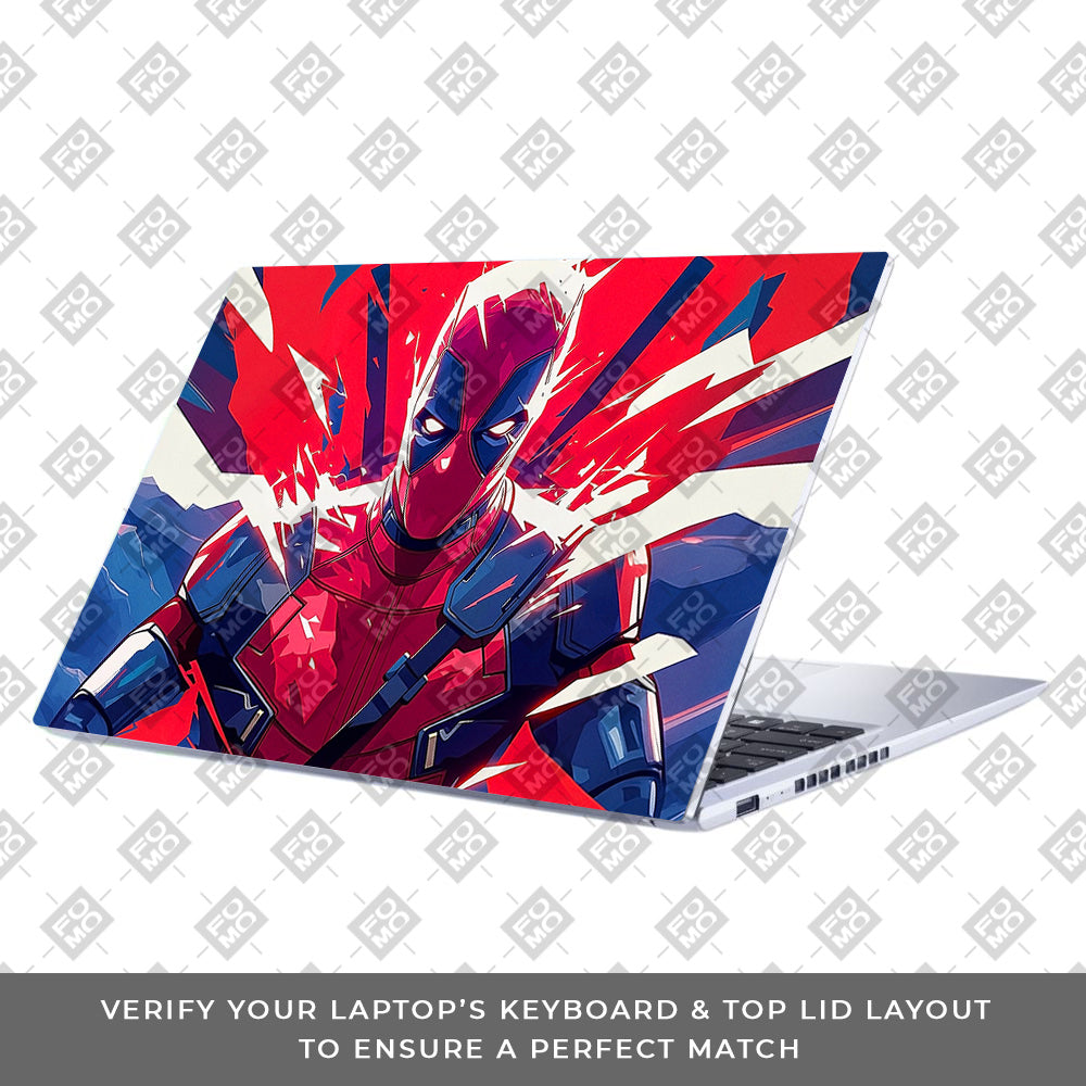 Deadpool Power Burst Asus Vivobook 15 X1502VA 3D Laptop Skin