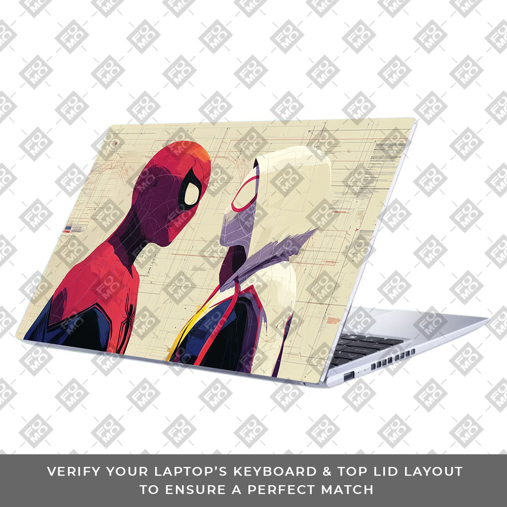 Spider Man X Spider Gwen Asus Vivobook 15 X1502ZA Laptop Skin