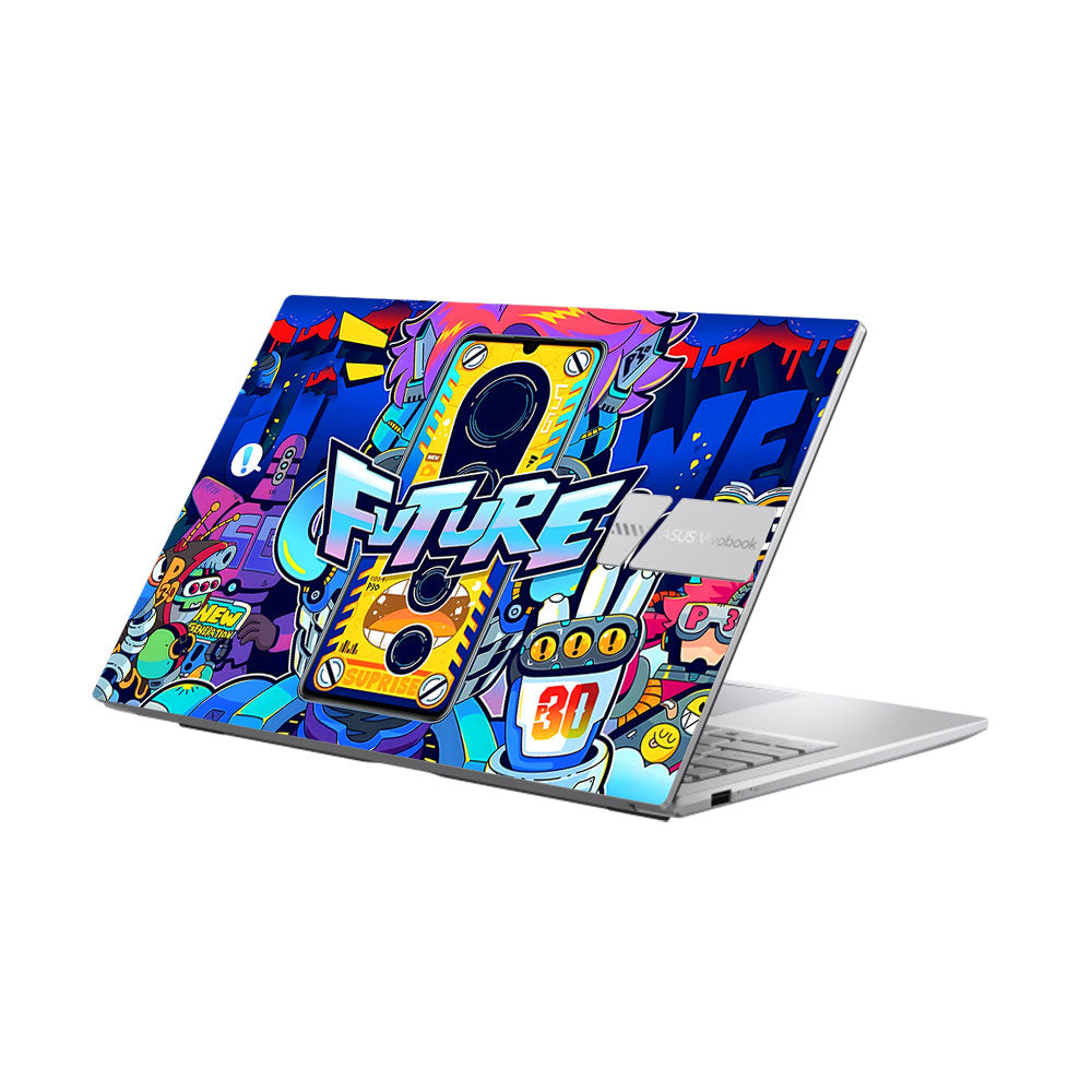 Futuristic Cyberpunk Vision Asus Vivobook 15 X1504ZA Laptop Skin