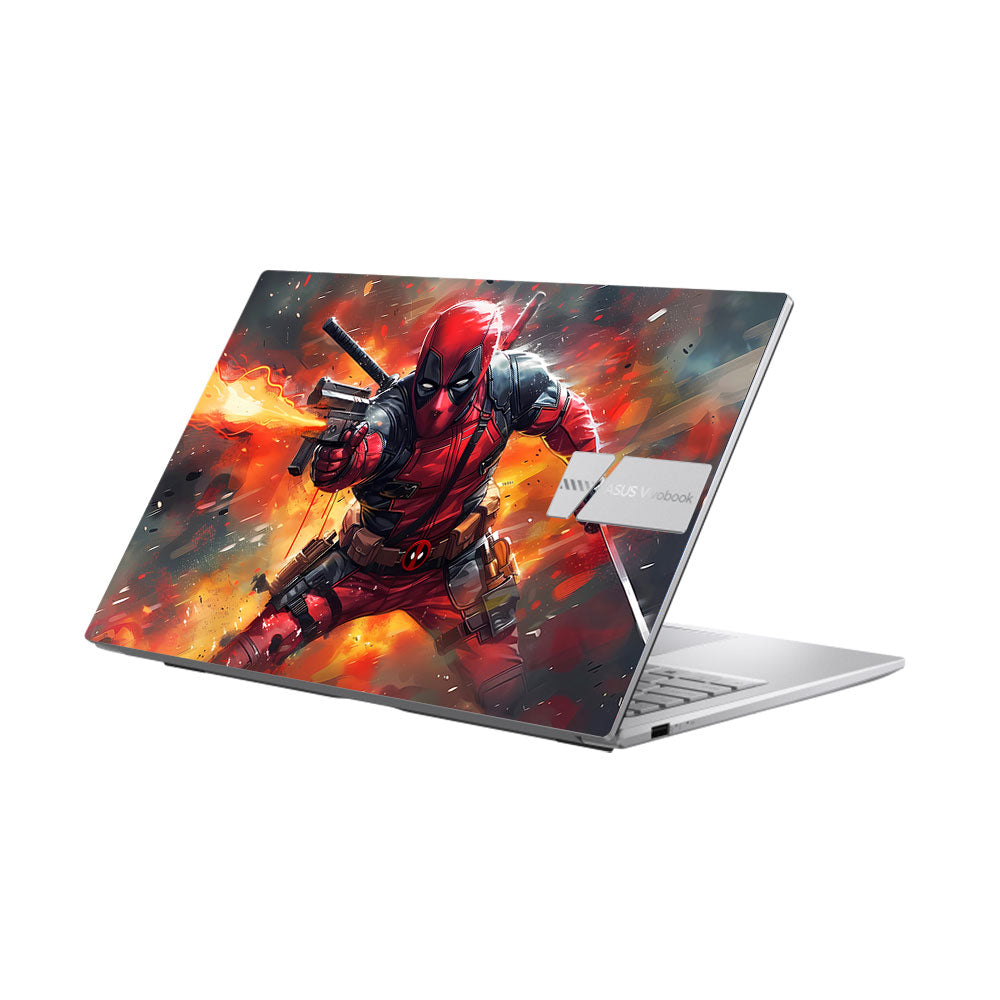Deadpool in Action Asus Vivobook 15 X1504ZA Laptop Skin