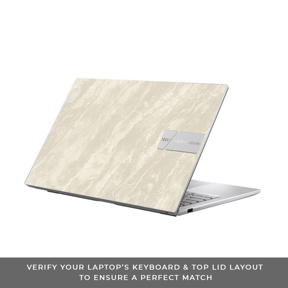 Textured Marble Asus Vivobook 15 X1504ZA Laptop Skin