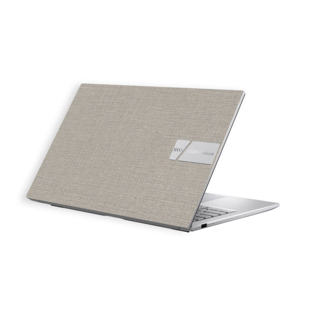 Textured Fabric Grey Asus Vivobook 15 X1504ZA Laptop Skin