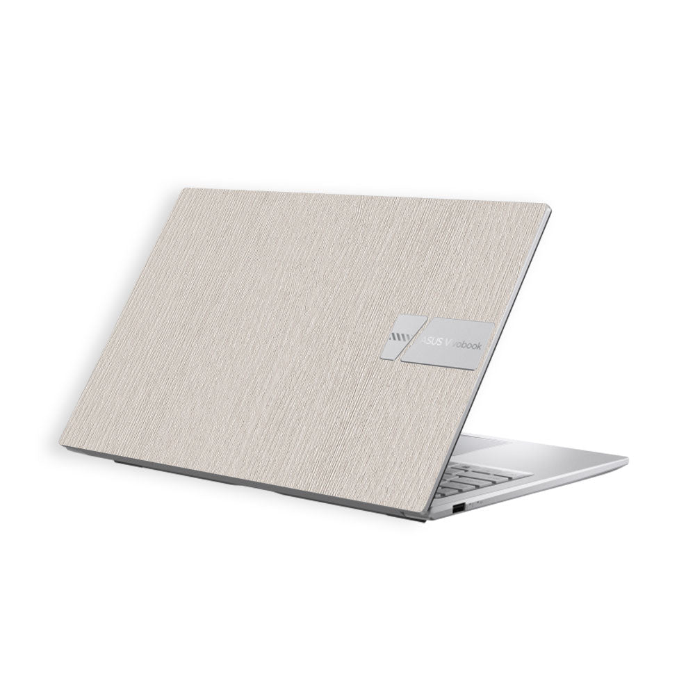 Textured White Wood Asus Vivobook 15 X1504ZA Laptop Skin