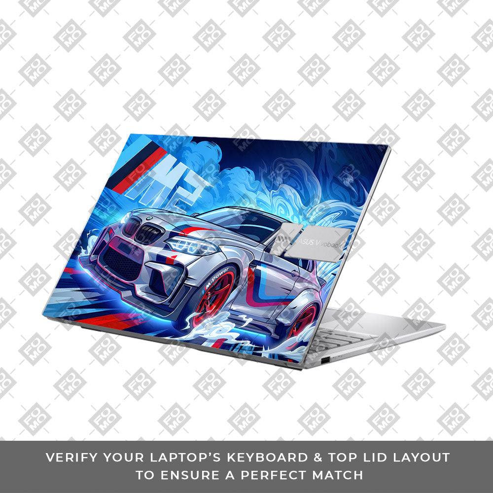 BMW M Performance Asus Vivobook 15 X1504ZA 3D Laptop Skin