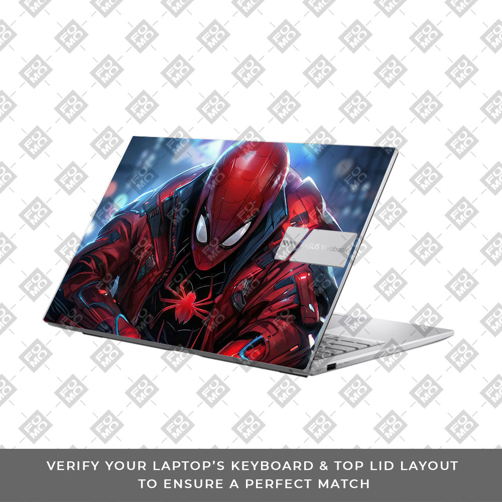 SpiderMan High Tech Hero Asus Vivobook 15 X1504ZA 3D Laptop Skin
