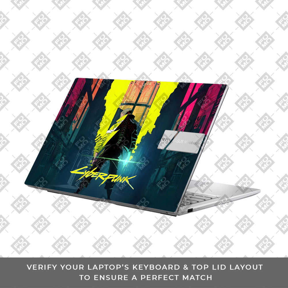 Cyberpunk Uprising Asus Vivobook 15 X1504ZA Laptop Skin