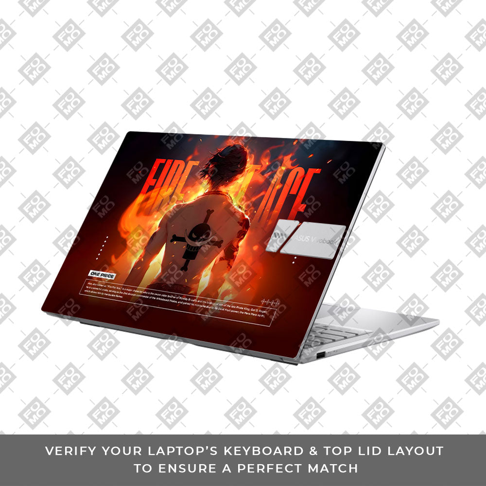 Fire Fist Ace Asus Vivobook 15 X1504ZA Laptop Skin