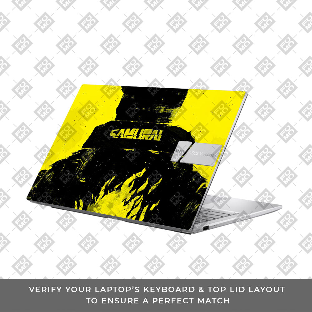Backlit SAMURAI Jacket Asus Vivobook 15 X1504ZA Laptop Skin