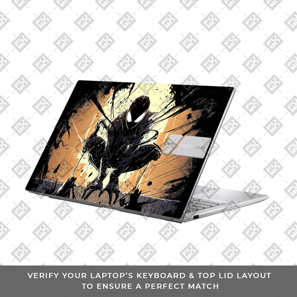 Shadow Spiderman Asus Vivobook 15 X1504ZA Laptop Skin