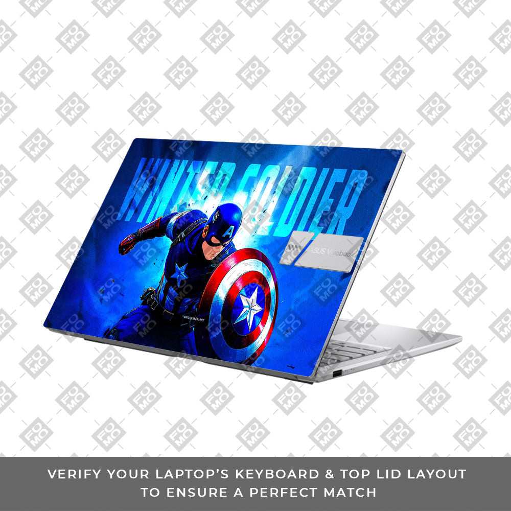 Shield of Justice Captain America Asus Vivobook 15 X1504ZA Laptop Skin