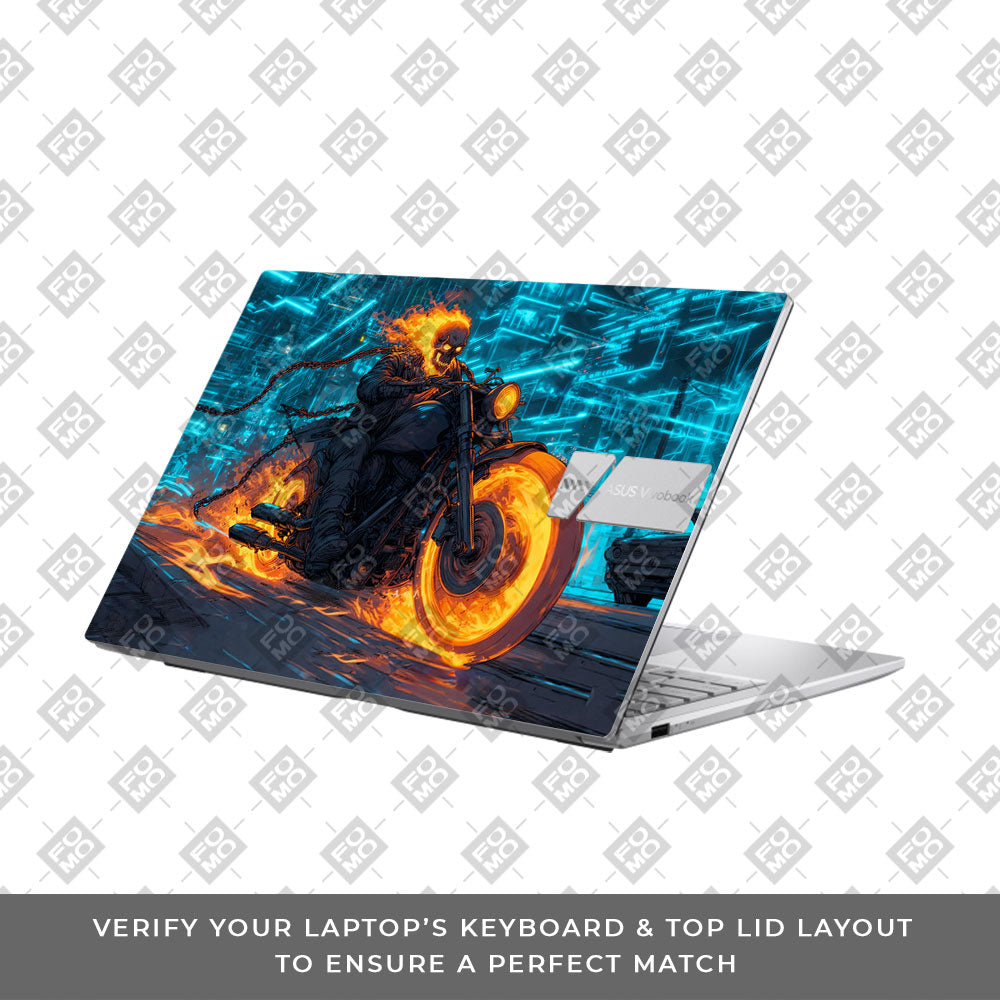 Hellfire Rider Asus Vivobook 15 X1504ZA Laptop Skin
