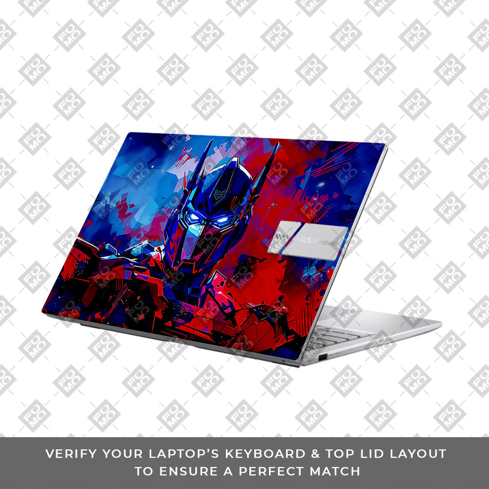Optimus Prime Transformer Asus Vivobook 15 X1504ZA Laptop Skin