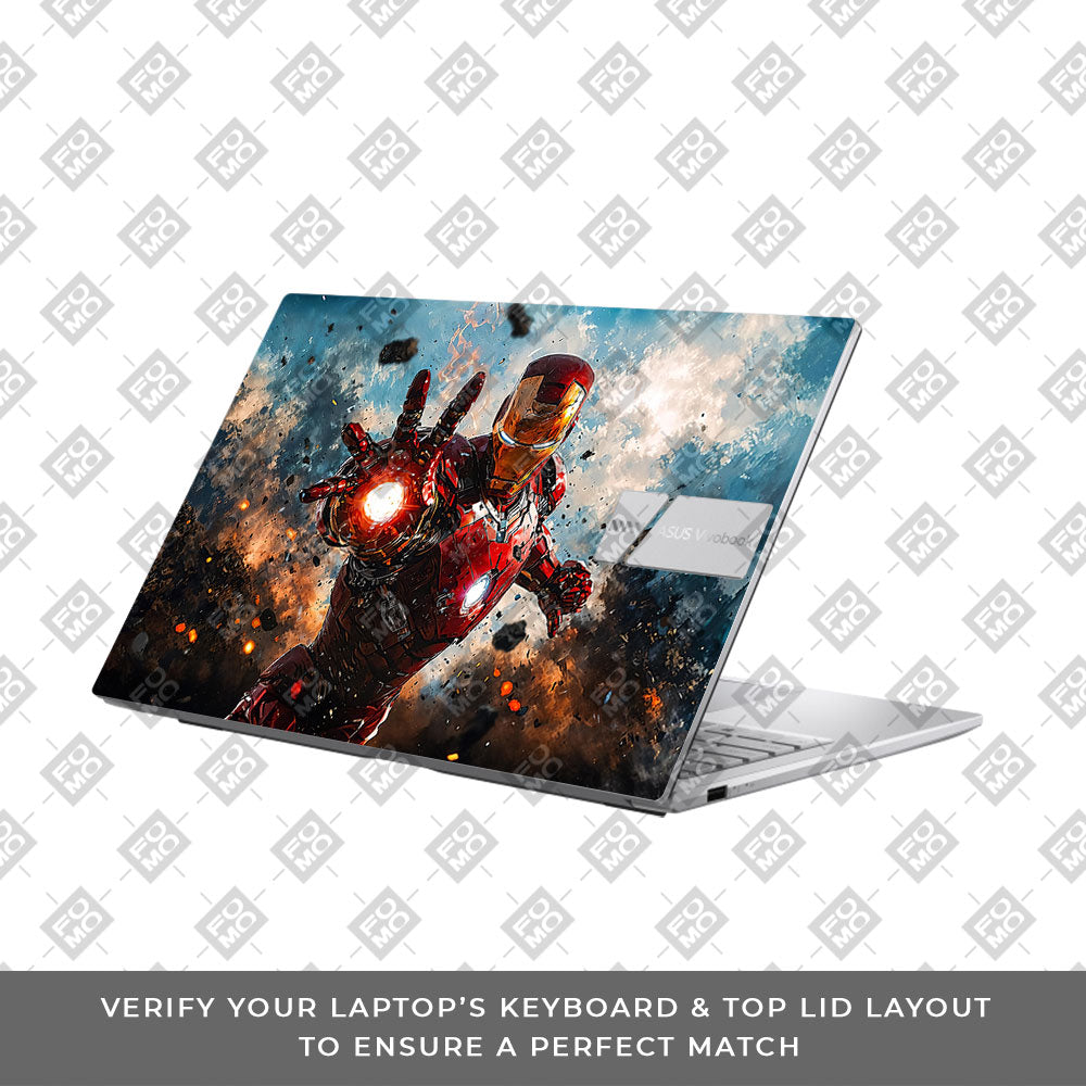 Iron Imapct The Arc Reactor Asus Vivobook 15 X1504ZA Laptop Skin