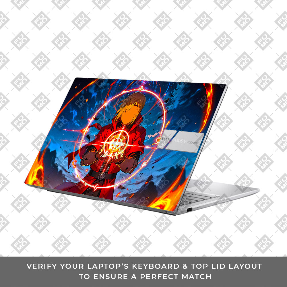 Edward Elric Fullmetal Alchemist Asus Vivobook 15 X1504ZA Laptop Skin
