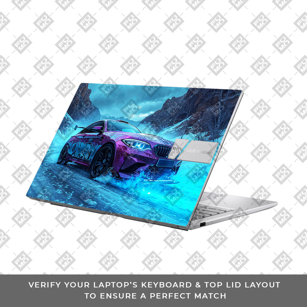 BMW Neon Drift Asus Vivobook 15 X1504ZA Laptop Skin