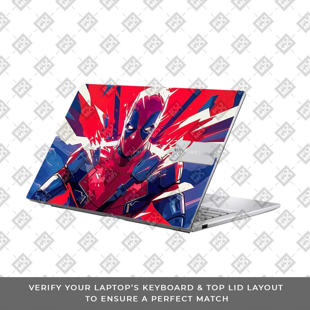 Deadpool Power Burst Asus Vivobook 15 X1504ZA Laptop Skin