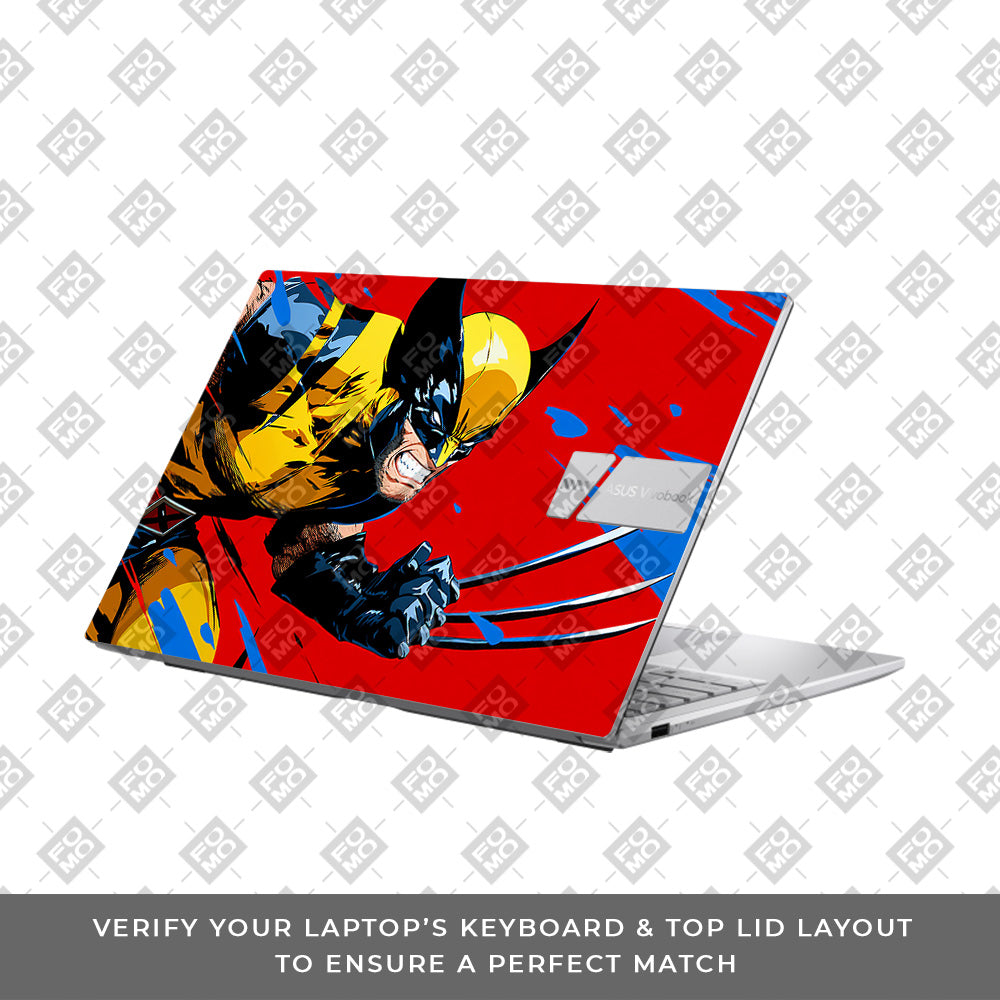 Adamantium Rage Asus Vivobook 15 X1504ZA Laptop Skin