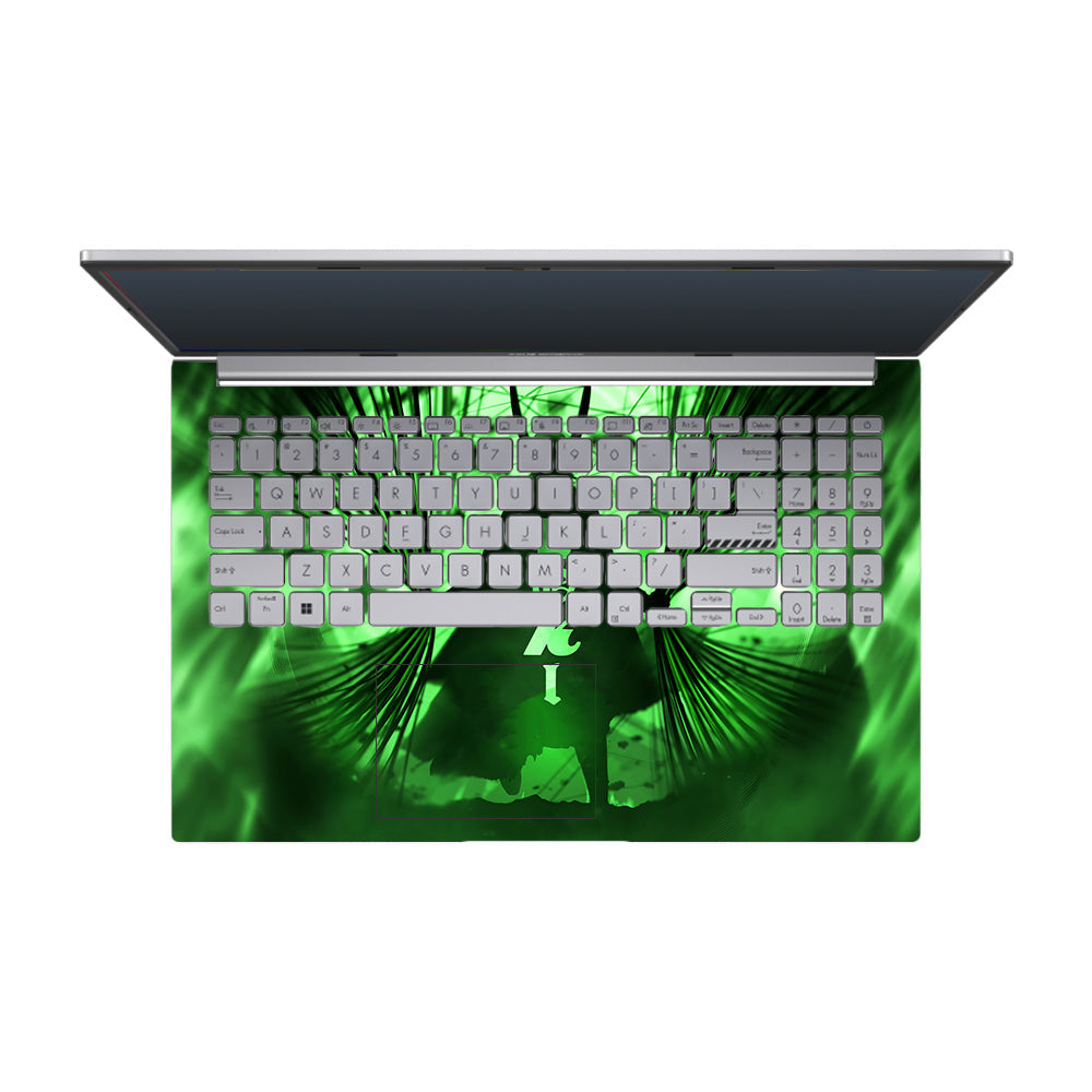 Loki's Green Aura Asus Vivobook 15 X1504ZA Laptop Skin