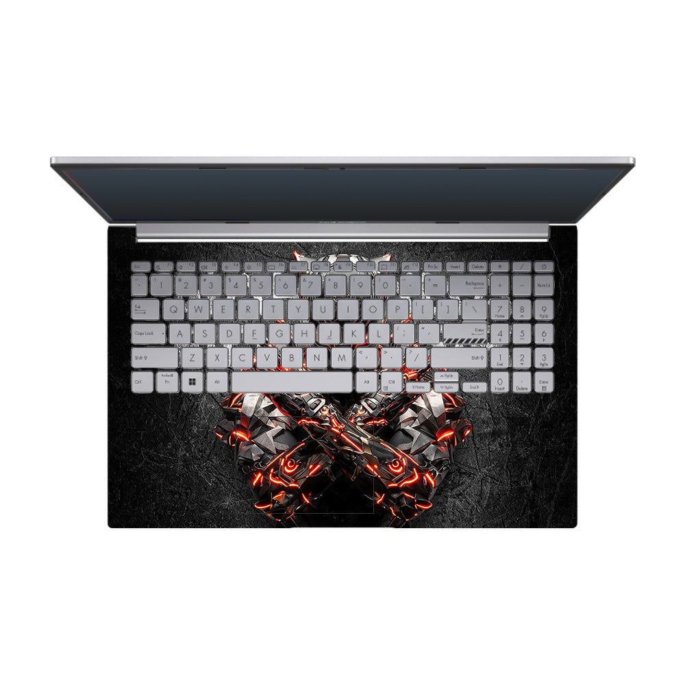 Black Panther Glowing Fury Asus Vivobook 15 X1504ZA Laptop Skin