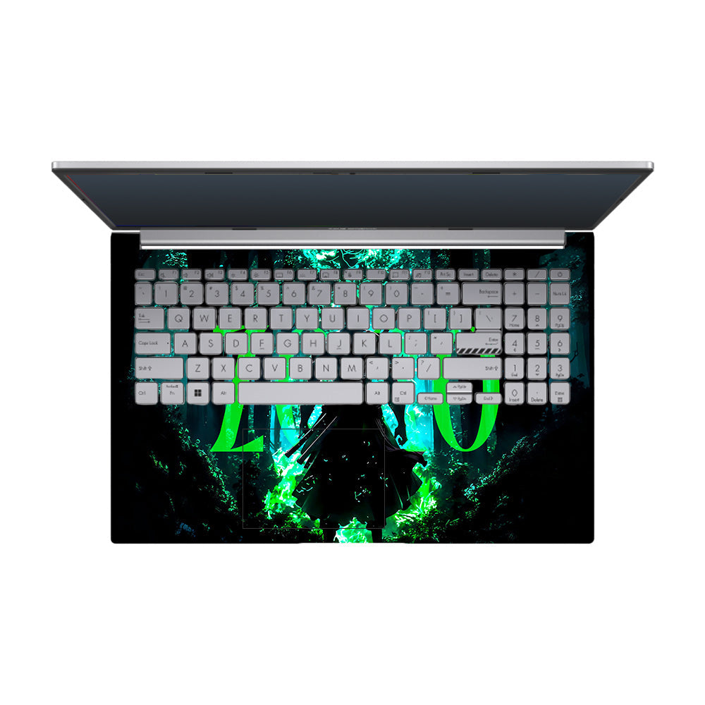 Zoro Green Aura Asus Vivobook 15 X1504ZA Laptop Skin