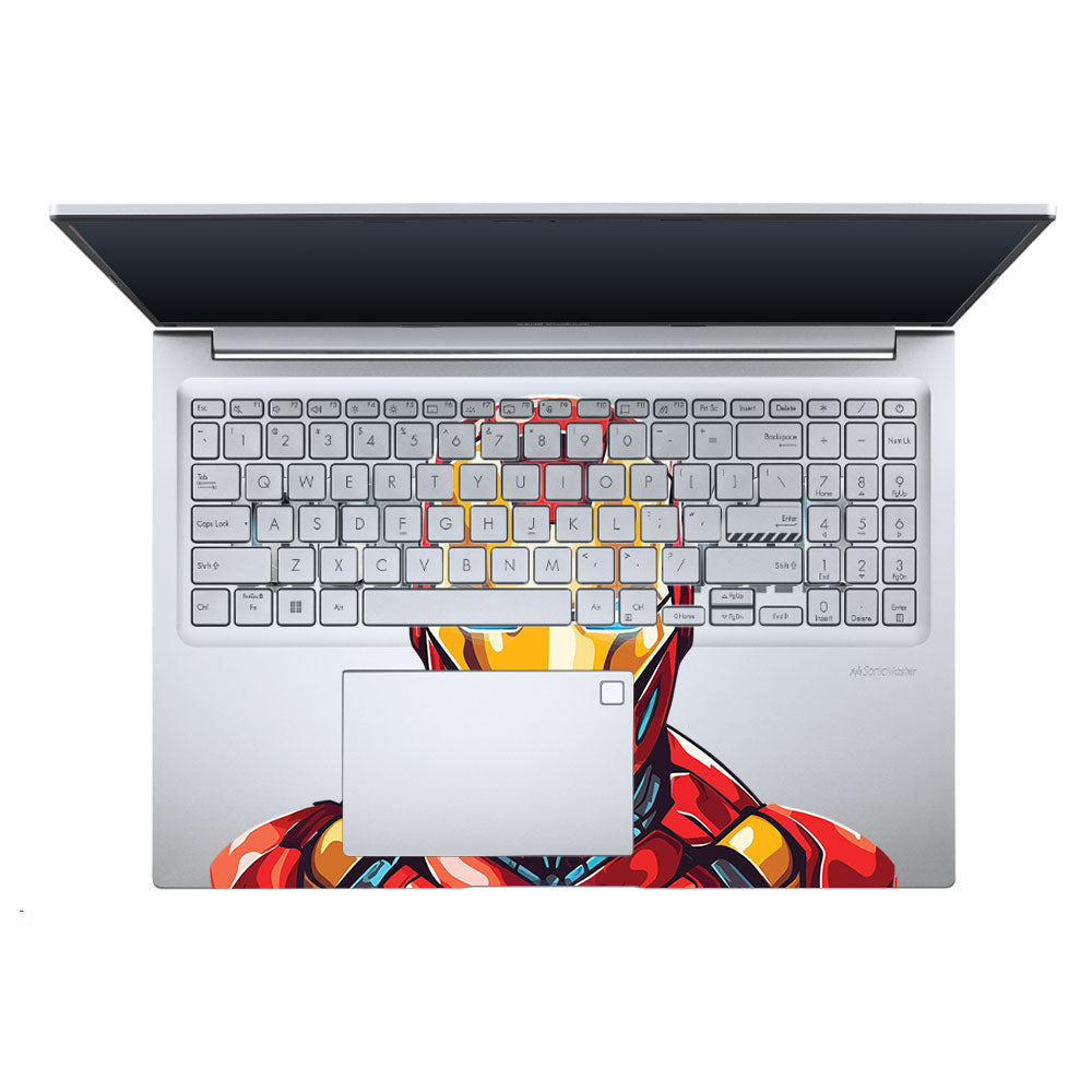Transparent Arc Reactor Asus Vivobook 16 X1605V Laptop Skin