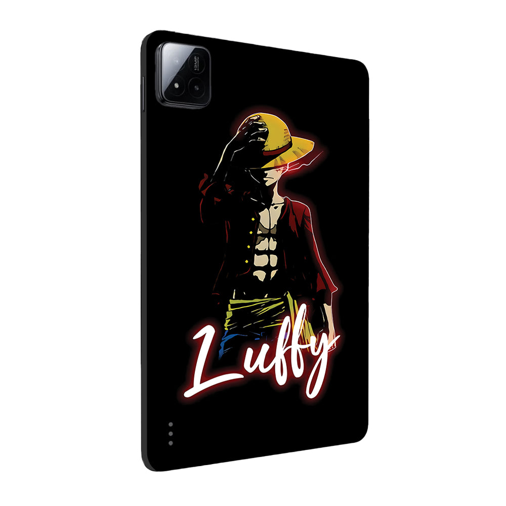 Xiaomi Pad 7 Luffy in Black Background Anime Tablet Skins