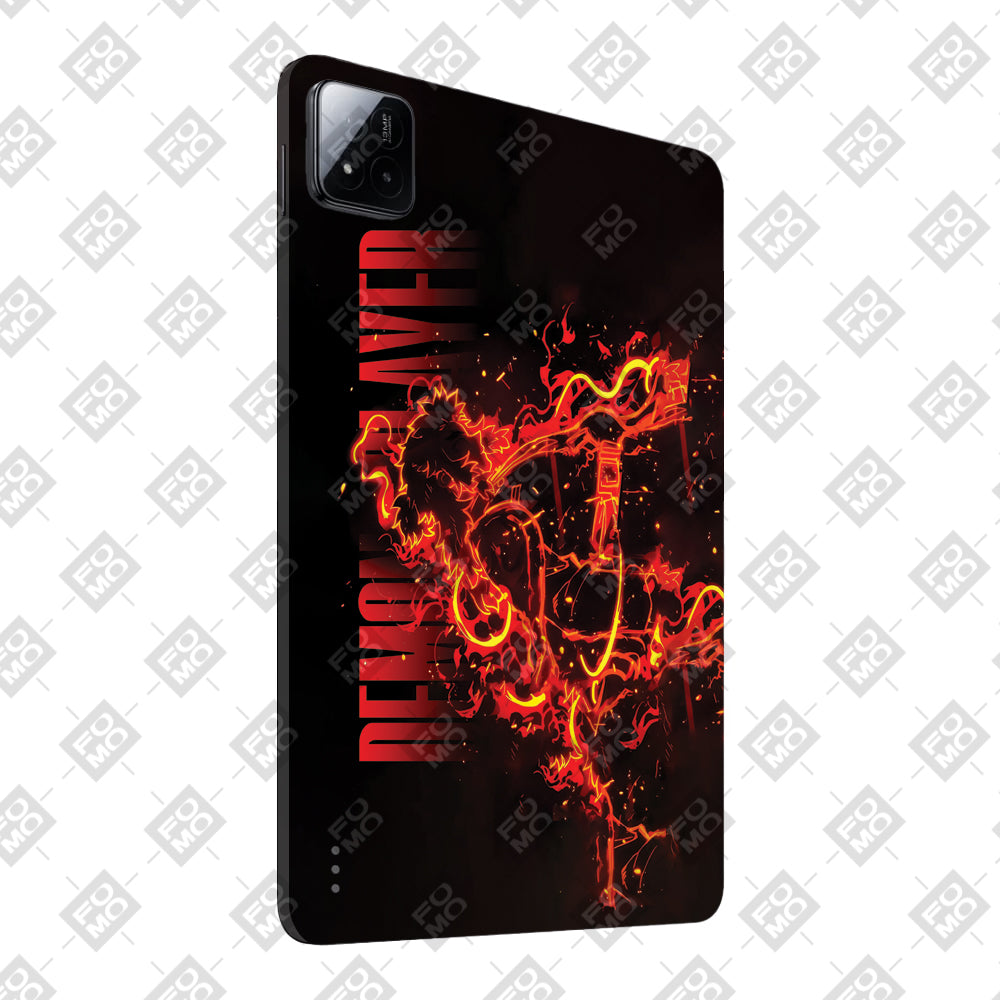 Xiaomi Pad 7 Rengoku Blazing Inferno Anime Tablet Skins
