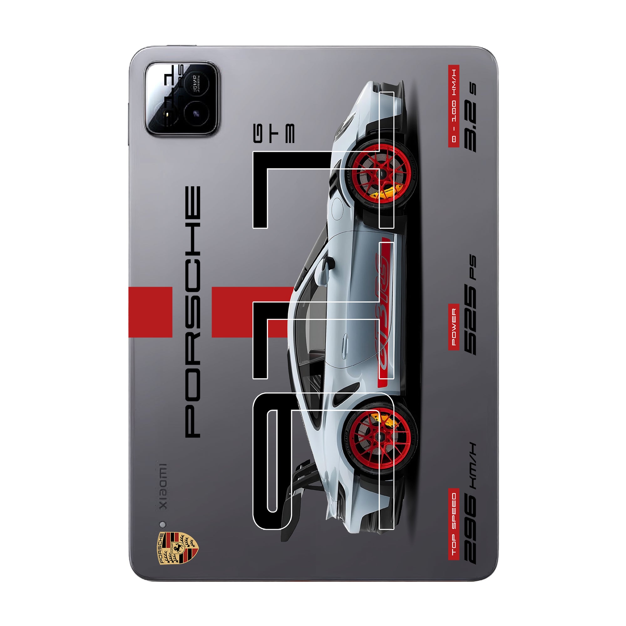 Xiaomi Pad 7 Transparent Porsche 911 GT3 RS Cars & Bikes Tablet Skin