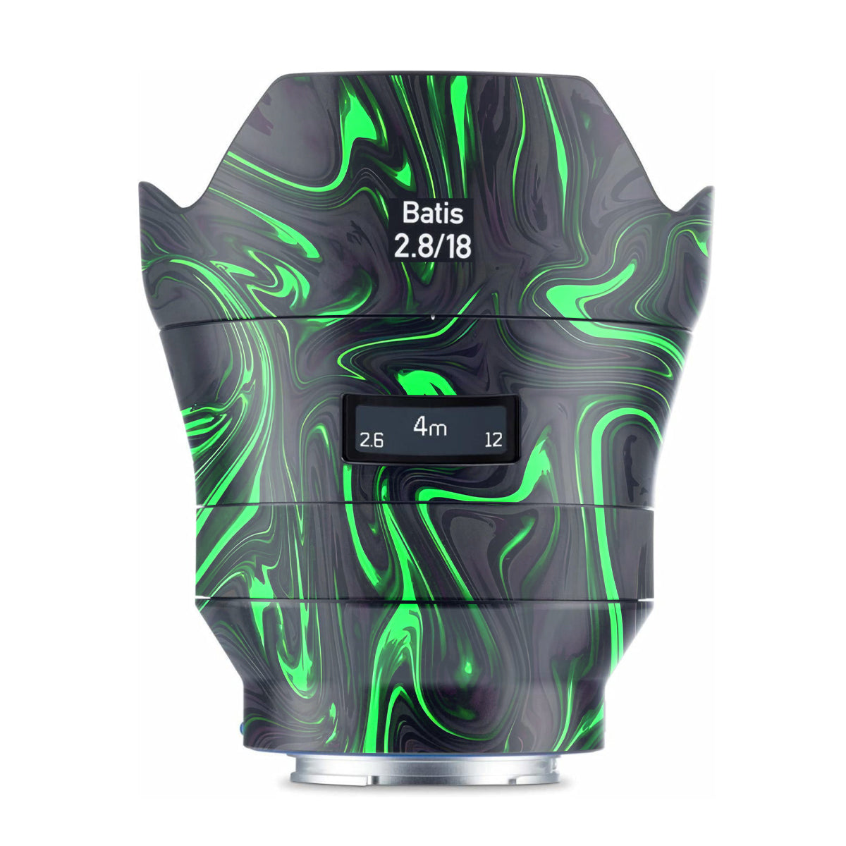 Green Liquid Pattern Zeiss Batis 18mm F/2.8 Sony E Camera Lens Skin