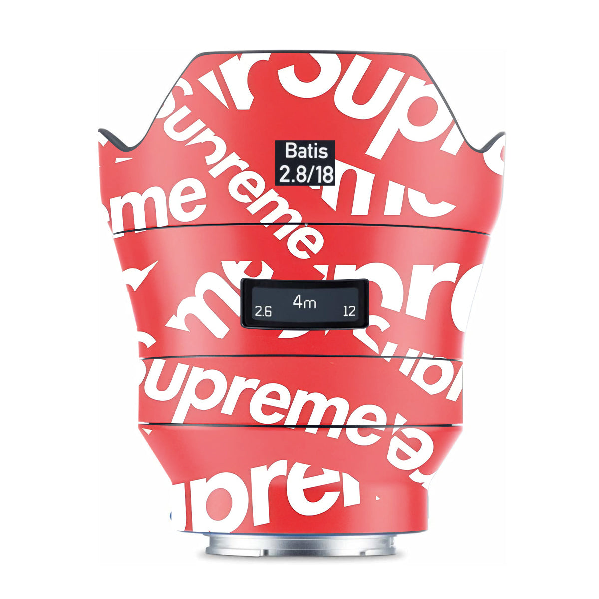 Supreme Red Zeiss Batis 18mm F/2.8 Sony E Camera Lens Skin