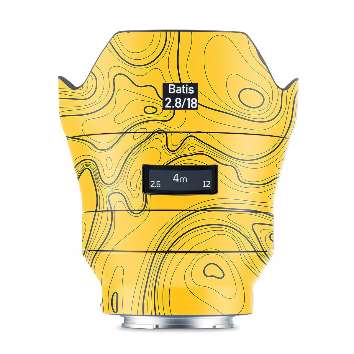 Topographic Map Pattern Zeiss Batis 18mm F/2.8 Sony E Camera Lens Skin