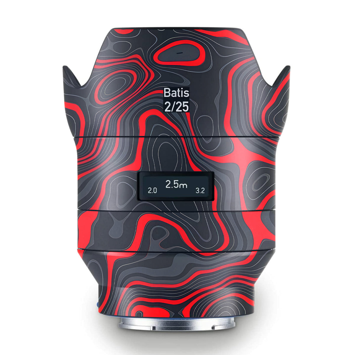 Crimson Waves Zeiss Batis 25mm F/2 E-mount Camera Lens Skin