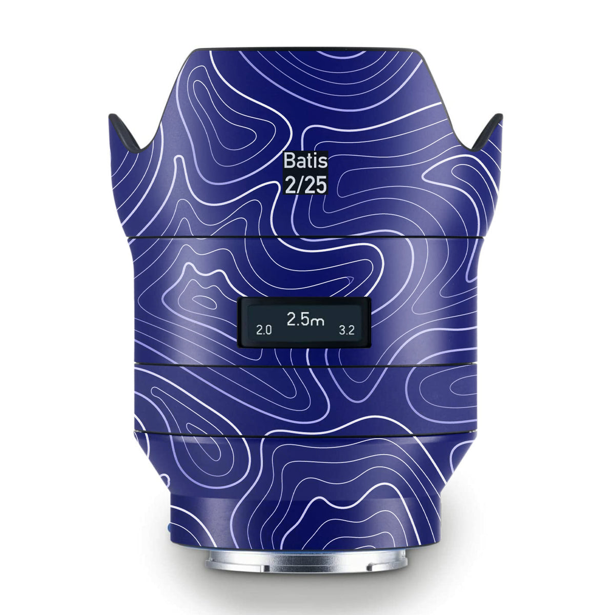 Deep Blue Contour Zeiss Batis 25mm F/2 E-mount Camera Lens Skin