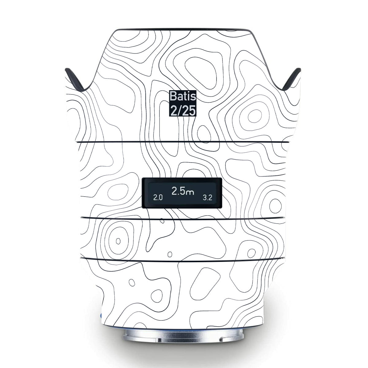 White Contour Design Zeiss Batis 25mm F/2 E-mount Camera Lens Skin