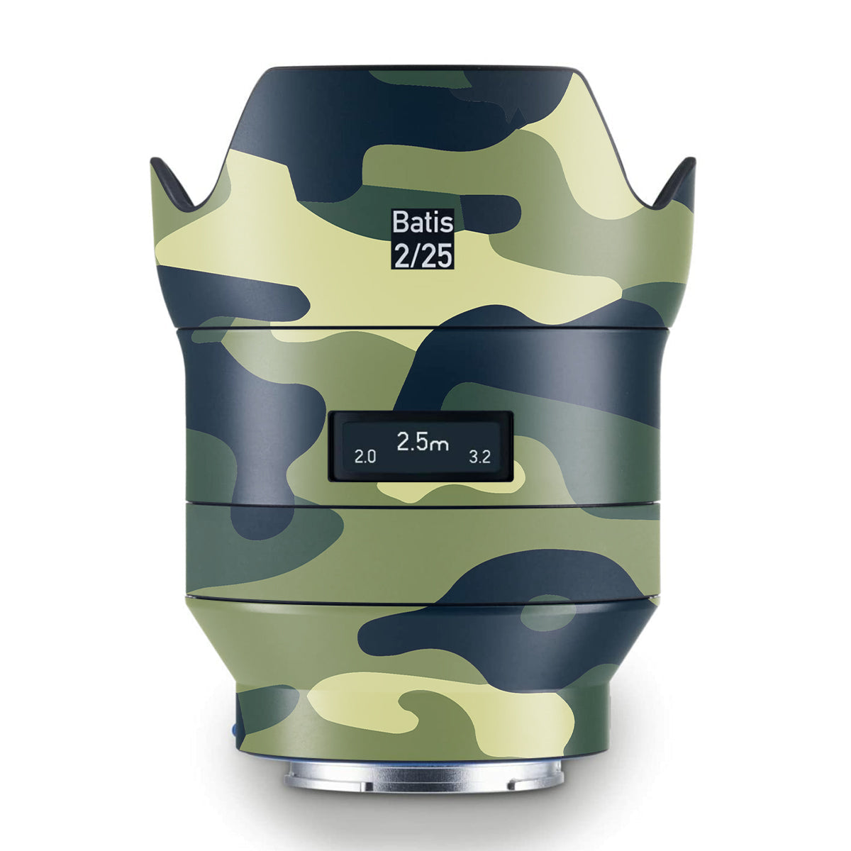 Forest Green Camo Zeiss Batis 25mm F/2 E-mount Camera Lens Skin