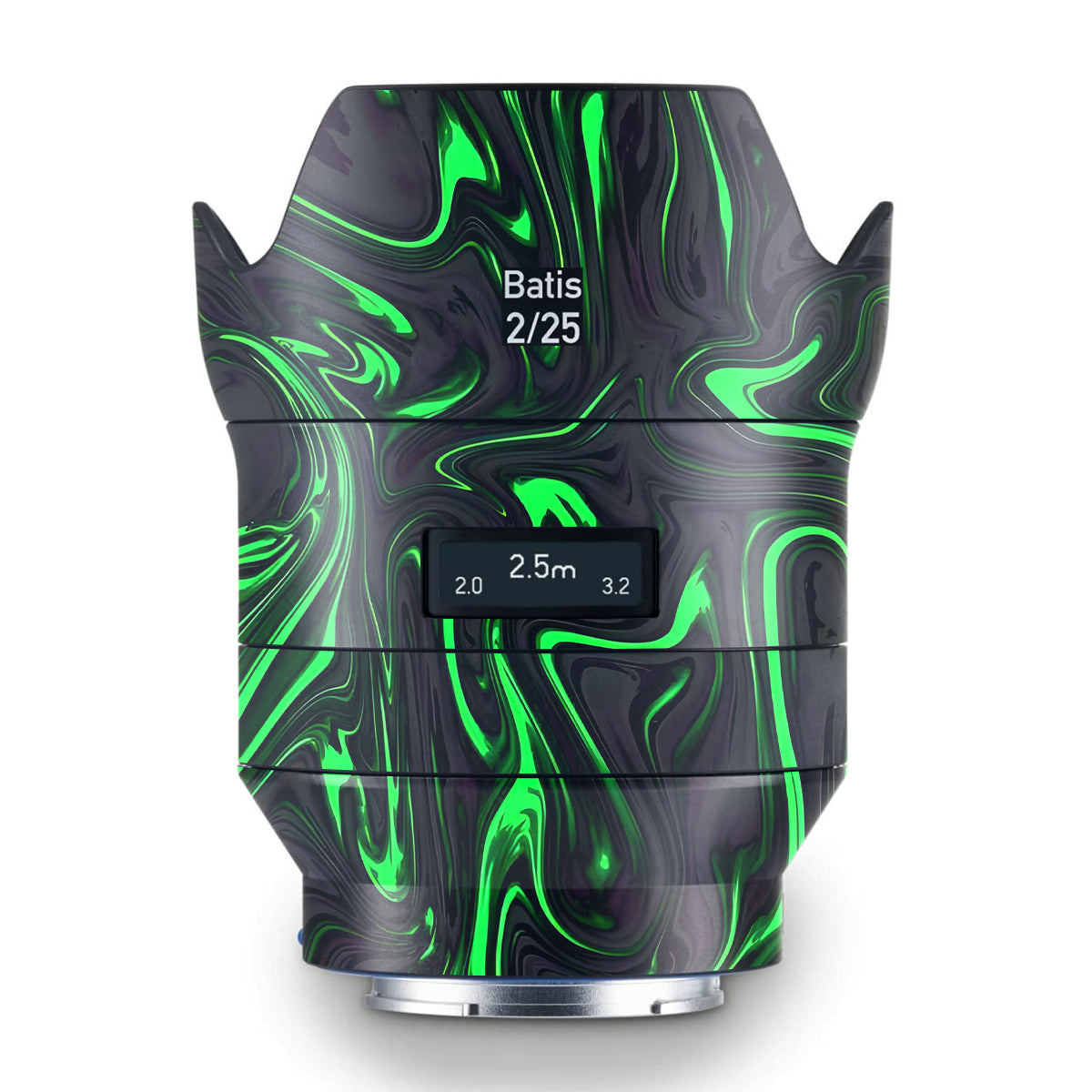 Green Liquid Pattern Zeiss Batis 25mm F/2 E-mount Camera Lens Skin