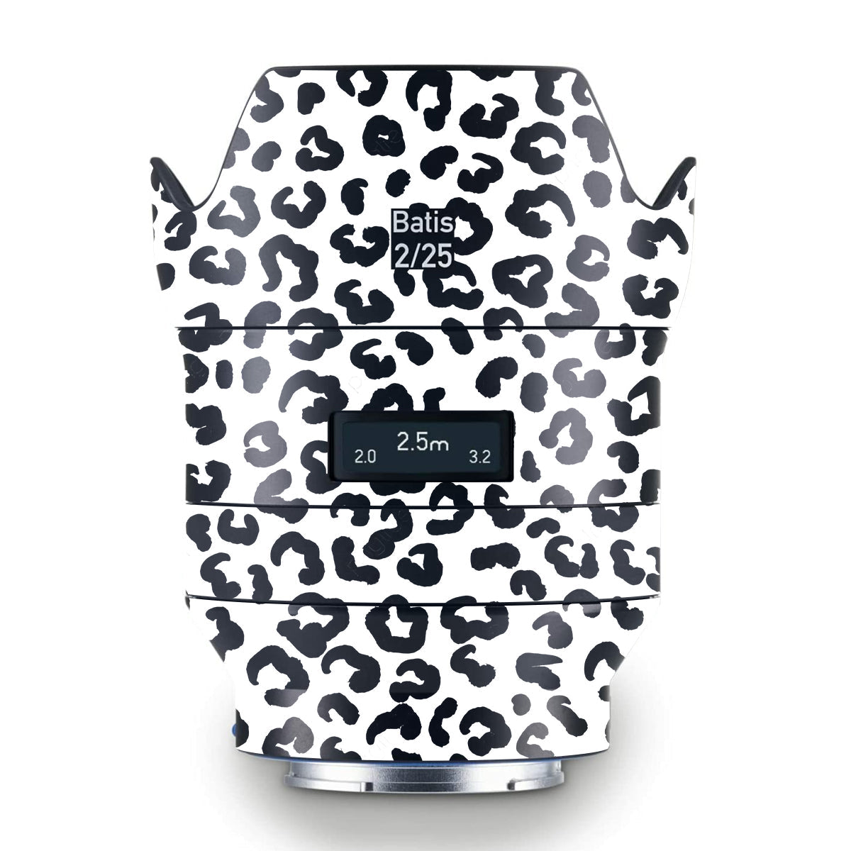 White Leopard Zeiss Batis 25mm F/2 E-mount Camera Lens Skin